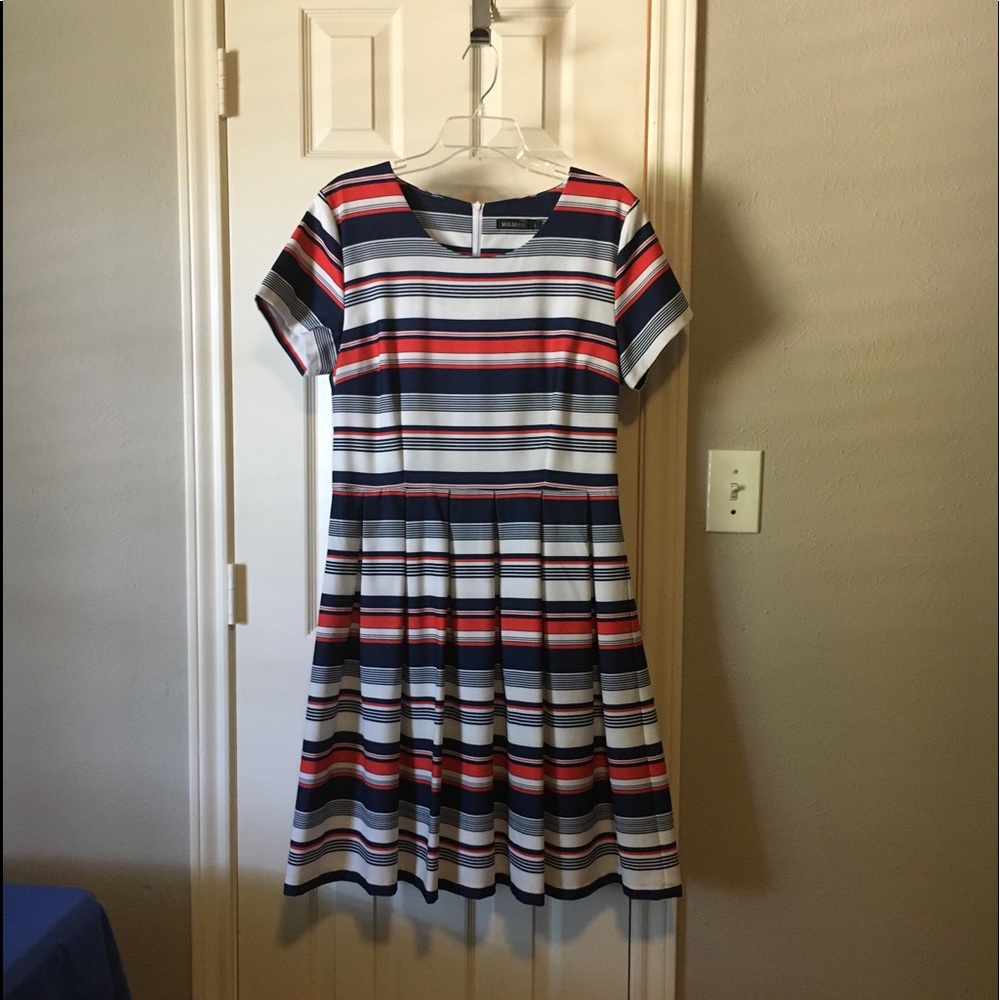 ModCloth Red-white-blue Dress size L